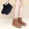 Botas de Nieve Nuevas de Invierno para Mujer, Suela Suave, Antideslizantes, Botas de Algodón Casuales Engrosadas para Mujer, Forradas de Felpa, Zapatos de Algodón Cálidos y de Moda para Mujer, Invierno
