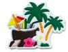 Nuevos Zapatos de Playa de Verano Accesorios para Zapatos Zapatos de Cueva Zapatos Decorativos Zapatos de Cueva con Flores Accesorios para Zapatos Hebilla de Zapato Goma Blanda de PVC