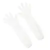 Guantes largos protectores de brazos para protección del hogar, guantes de cocina desechables de grado alimenticio de CPE, extralargos, engrosados, con puños elásticos, impermeables