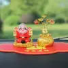 Gato de la Fortuna Creativo Adorno para Coche Juguete que se Mueve Decoración para Tablero Artesanía de Resina