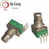 Potenciômetro Rk097 de Junta Única com Pé Curvo Resistência B1K-2M Alça Semicircular Altura 10mm