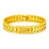 Vietnam oro moneda europea oro joyería chapado en cobre pulsera de oro 24k nuevo nuevo fábrica en stock venta directa al por mayor JH102