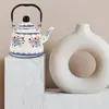 Tetera de Cerámica Olla Individual para Uso Doméstico, Jarra de Agua Fría de Gran Capacidad, Olla Individual de Porcelana, Tetera Grande de Porcelana, Jarra Grande de Agua