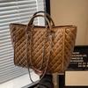 Bolso grande de cadena rómbica para mujer 2024 color sólido nuevo moderno versátil gran capacidad moderno moderno bolso de hombro