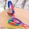 Corda Paracord 5mm Sete Fios Tecida à Mão 2m Material Artesanal DIY para Tecelagem de Pulseiras e Cordas Coloridas Trançadas