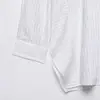 Ropa de Mujer al por Mayor Transfronteriza Primavera 2026 Ropa Nueva de Mujer Estilo Coreano Diseño Simple Camisa Holgada Rayada