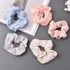 Maruko Cabeça Organza Intestino Grosso Anel de Cabelo Verão Feminino Moda Sentido Grande Cavalinha Cabelo Corda Malha Fio Amarrar Corda