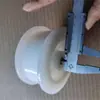 Irrigação por gotejamento ângulo da esposa usar tubo guia de tubo suporte de tubo anel de enterramento raso roda de nylon diâmetro antigo 10 cm fita de irrigação por gotejamento roda grande
