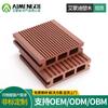Venta al por mayor de fábrica piso de madera plástica para exteriores balcón impermeable piso de madera plástica a prueba de humedad antideslizante piso de agujero cuadrado hueco