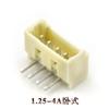 Producción de 1,25 conectores mm2345678P en línea, pin curvo horizontal, pin beige, terminal de soporte, conector de cobre