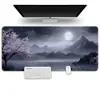 Mouse Pad Paisagismo Estilo Tinta Presente Quarto de Dormitório Mesa de Quarto Escritório Mouse Teclado Grande Pad