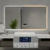 Espelho de Banheiro Inteligente Sensível ao Toque Estilo Nórdico com Luz LED Anti-Embaçante Montado na Parede Espelho de Maquiagem