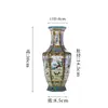 Adornos Decorativos Bogu Estante Bogu de Jingdezhen Porche de Flores Coloridas Sala de Estar Cerámica Cerámica Cerámica Esmalte Arreglo Floral Chino Seco
