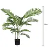 Planta Grande de Simulação Palmeira Areca Planta em Vaso Decoração de Sala de Estar Interna Samambaia Rabo de Peixe de Chão Planta Verde Falsa Ornamento Bonsai
