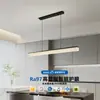 Lámpara colgante lineal vintage de estilo francés para comedor, lámpara colgante retro de espectro completo para mesa de comedor y barra de bar que protege los ojos