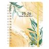 Agenda 2025 Amazon Cuaderno de Banda Elástica de Alto Valor A5 Cuaderno Espiral Cuaderno Calendario