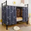Cortina de Cama de Dormitório Cortina Blackout Pano de Bloqueio para Beliche Superior e Inferior Dormitório de Estudante Universitário Tenda para Cama de Solteiro Cortina Divisória para Beliche Superior