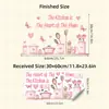 HS1221E la cocina es el corazón de la familia pegatinas de pared autoadhesivas cálidas color rosa pegatinas decorativas para la barra de la estufa de cocina