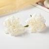 Pequeña cabeza de flor de peonía, flor artificial, decoración de boda, flor de peonía, pared de flores, flor de seda, flor falsa, tocado DIY, decoración.