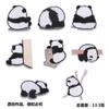 Los Más Vendidos de Amazon Pegatinas de Tela de Hoja de Bambú de Panda Lindas Pegatinas de Parche de Panda Bolsa Funda de Teléfono Móvil Bordado Decorativo Pegatinas de Bordado
