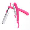 Soporte plegable para cuchillo de recortar cejas, soporte para cuchillo, superventas, portátil, cuchillo para recortar cejas, soporte para cuchillo de afeitar cejas