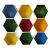 Vitrina de Panal Combinación Irregular Soporte Creativo para Exhibición de Bolsas de Zapatos Colocación Madera Pintura para Hornear Estante de Almacenamiento Hexagonal