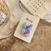 Pinza para el pelo/Diadema de nuevo estilo para primavera y verano con bordado de cereza y fresa, color caramelo, lazo, pinza de pico de pato, no daña el pelo, pinza para el pelo de bebé