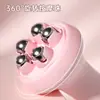 Novo Massageador Roller de Corpo Inteiro com 5 Bolas Magnéticas Ferramenta de Massagem Escova de Meridianos Manual de Aço Inoxidável para Cintura e Abdômen