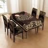 Mantel impermeable transfronterizo para silla, apto para hoteles, restaurantes, mesas de comedor, manteles y fundas elásticas para sillas.