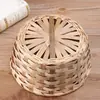 Cestas de Bambu de Água Trançadas da Moda para Venda por Atacado para Piqueniques ao Ar Livre, Cestas de Armazenamento, Cestas Decorativas para Casa, Produtos de Bambu Feitos à Mão, Cestas Trançadas de Bambu