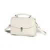 Bolso de Piel Genuina para Mujer 2026 Nuevo Estilo Piel de Vaca de Primera Capa Patrón de Cocodrilo Bolso Cuadrado Pequeño Estilo Coreano Moda Tendencia Bolso de Mano Bolso Cruzado