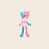 Original Novo Rosa Dopamina Azul Coelho Pelúcia Boneca Pingente Fofo Divertido Surpresa Pequeno Presente Atacado