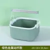 Nuevo soporte de punto fijo para defecación de loros con cubo de basura para cacatúa y periquito, poste interactivo de posado de escritorio para entrenamiento de defecación