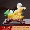 Exquisitos Ornamentos de Repolho em Resina Estilo Chinês para Sala de Estar, Hall de Entrada e Prateleiras de Exibição; Adequados para Mudança de Casa Nova e Presentes Corporativos