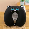 Almohada de Espuma Viscoelástica en Forma de U Almohada de Dibujos Animados en Forma de U logo Regalo para Actividad Almohada de Viaje Siesta Almohada Cervical para el Cuello