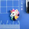 Unicornio de Resina Pintada Accesorios de Resina Arcoíris Kit para Manualidades con Resina Epoxi Pegamento Cremoso Material para Fundas de Teléfono Accesorios para el Cabello