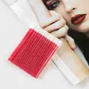 Pincel de Labios Sólido Desechable, Pincel de Terciopelo para Labial, Brocha de Maquillaje, Hisopo de Algodón para Limpieza de Mousse de Pestañas