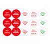 Adhesivo para embalaje de caja de regalo de Navidad, sellado de alimentos, etiqueta adhesiva para botella, etiqueta, adhesivo decorativo para regalo de Navidad TZ27