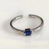 Material Cobre Coreano Dongdaemun Simples Elegante Versátil Diamante Zircônio Ins Anel Aberto Ultrafino Anel para Mulheres Estilo Frio