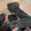 Jeans de campana retro americanos de alta costura para mujer, nuevo diseño de primavera/otoño, pantalones rectos de pierna ancha de cintura alta de nicho