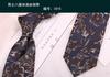 Corbata de mano de 8 cm para hombre, estilo informal, de negocios, con flores, para boda, de poliéster