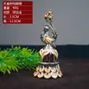 Campana metálica creativa, diseños de elefante, pavo real, vajra y forma de campana, adecuada para bares y restaurantes, utilizada para servir comida, moderna y artística, también adecuada para personas mayores