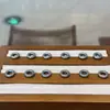 Accesorios Vintage Hechos a Mano para DIY con Patrones de Panax Notoginseng y Anillos Corredizos de Plata Antigua para Joyería, Bolsas y Adornos Colgantes