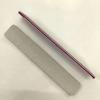 Tira cuadrada gris para pulir uñas directa de fábrica con dientes tira eva de doble cara para manicura, para limar bordes, lima de uñas de doble cara