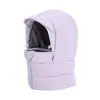 Gorro de Inverno para Ciclismo, Pode Ser Usado com Capacete, Proteção de Orelha com Forro de Fleece, Proteção Quente para o Pescoço, Chapéu Lei Feng, Máscara Facial, Cachecol de Pescoço, Capuz Integrado