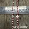 Cuerda de Algodón de Dos Hebras Roja y Blanca de 1 mm 2 mm Cuerda para Tamales Cuerda para Cangrejo DIY Hecha a Mano Cuerda para Etiquetas Accesorios de Ropa Cuerda Trenzada