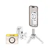Novo Bastão de Selfie Magnético para Celular Suporte Universal de Selfie Mini Bastão de Selfie Portátil para Viagem ao Ar Livre Transmissão ao Vivo Vlog