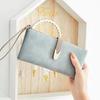 Carteira Pruiti Feminina Longa 2021 Estilo Coreano Fosco Simples Bolsa Elegante Grande Capacidade Carteira de Mão de Estudante