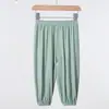 Pantalones Antimosquitos de Modal para Niños Pantalones Casuales para Niños Sueltos de Verano Delgados Pantalones para el Hogar para Niñas Pantalones Bombachos para Bebé