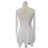 Vestido de Spandex de Manga Larga Estilo Nuevo para Pole Dance Anillo Acrobático Yoga Aéreo Atuendo de Escenario Disfraz de Patinaje para Mujeres Performance